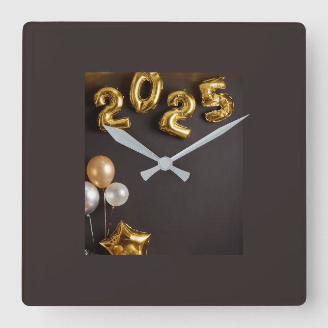 Wall-Uhr Quadratische Wanduhr (Vorderseite)