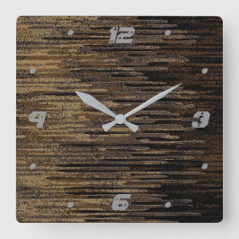 Wall-Uhr Quadratische Wanduhr