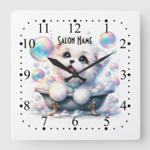 Wall-Uhr Quadratische Wanduhr