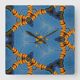 Wall-Uhr Quadratische Wanduhr