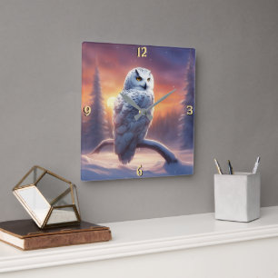Wall-Uhr Quadratische Wanduhr