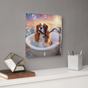 Wall-Uhr Quadratische Wanduhr