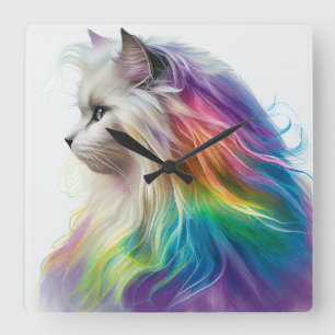 Wall-Uhr Quadratische Wanduhr