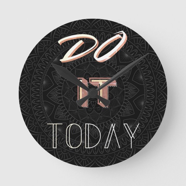 Wall-Uhr Runde Wanduhr (Vorderseite)