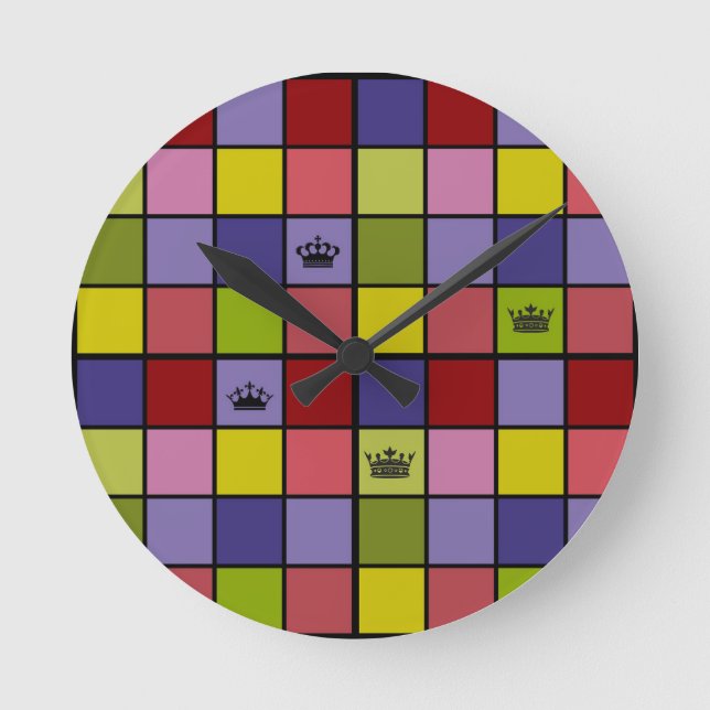 Wall-Uhr Runde Wanduhr (Vorderseite)