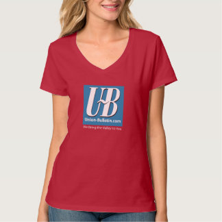 Walla Walla Gewerkschaft Bulletin UB Logo Frauen V T-Shirt