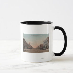 Walla Walla, WA - Ansicht von Hauptst. Tasse