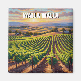 Walla Walla Washington Travel Magnet