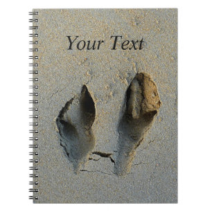 Wallaby Footprints in Sand Notizblock
