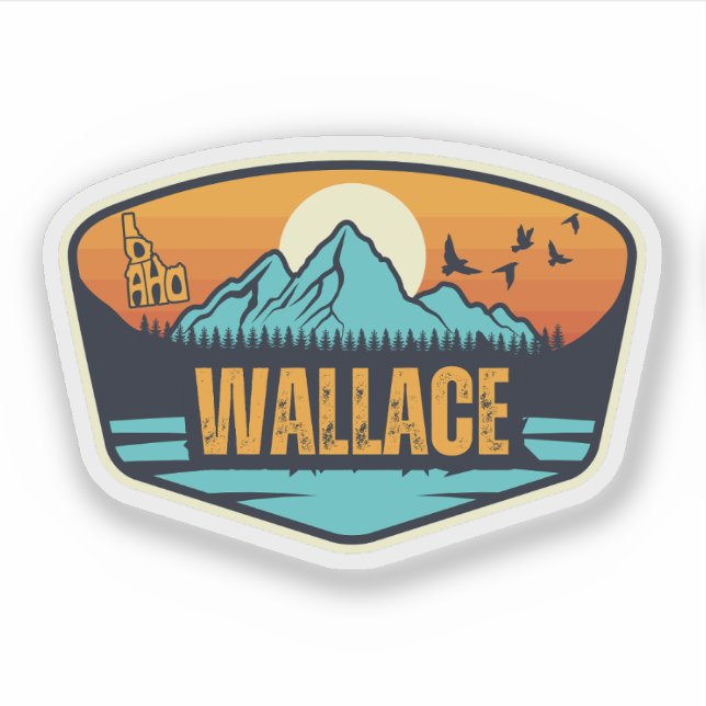 Wallace Aufkleber (Vorderseite)