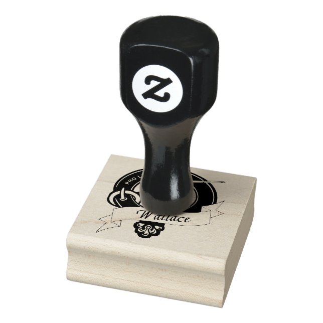 Wallace Clan Abzeichen Gummistempel (Stempel)