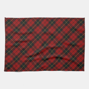 Wallace Clan Schottisches Tartan Karomuster Geschirrtuch