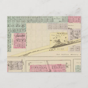 Wallace, Dorrance, Gorham, Fairport, Kansas Postkarte