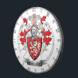 Wallace-Familienwappen-Wappen Dartscheibe<br><div class="desc">Wallace-Familienwappen und Scottish-Wallace-Wappen. Für Männer mit dem Wallace-Familiennamen und für Frauen mit den Wallace-Nachnamen. Klicken Sie "Wallace-Familienwappen" an,  um alle unsere Entwürfe zu sehen,  den Wallace-Familiennamen zu kennzeichnen.</div>