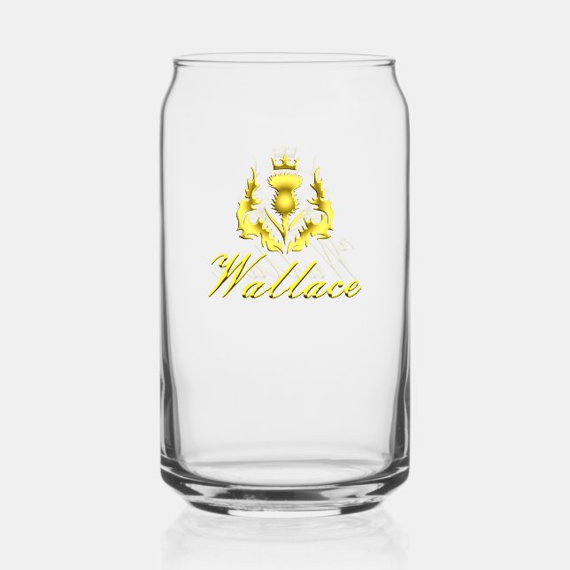 Wallace Gold Crowned Thistle Dosenglas (Vorderseite)