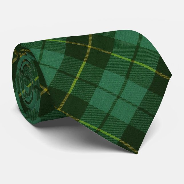Wallace Hunting Weathered Scottish Tartan Krawatte (Gerollt)
