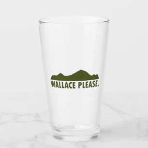 Wallace Idaho Bitte Glas