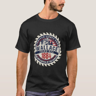 Wallace Idaho Historische Silver Mining Town New T-Shirt