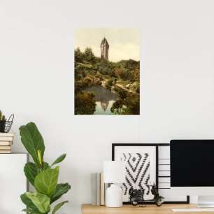 Wallace Monument, Stirling, Schottland Poster