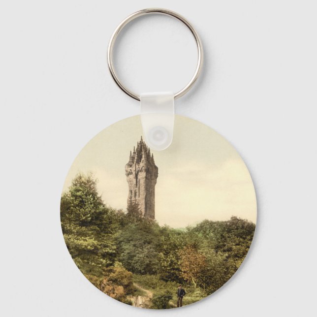 Wallace Monument, Stirling, Schottland Schlüsselanhänger (Vorderseite)