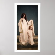 Wallace Nutting affiche LA MÈRE GARDIENNE