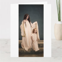 Wallace Nutting LA GARDEUSE carte de vœux