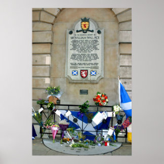 wallace plaque poster