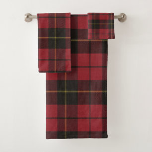 Wallace Rouge Tartan Patiné
