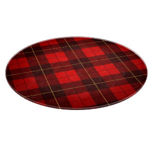 Wallace-Tartan-Hintergrund Schneidebrett