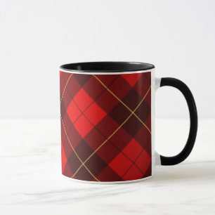 Wallace-Tartan-Hintergrund Tasse