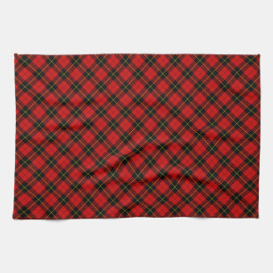 Wallace Tartan Red Black kariert Geschirrtuch