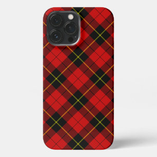 Wallace Tartan Red Black kariert iPhone 13 Pro Max Hülle