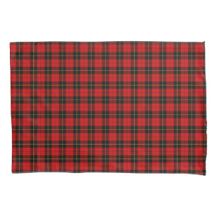 Wallace Tartan Red Black kariert Kissenbezug