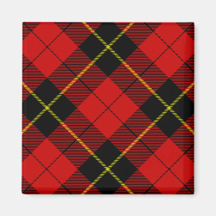 Wallace Tartan Red Black kariert Magnet