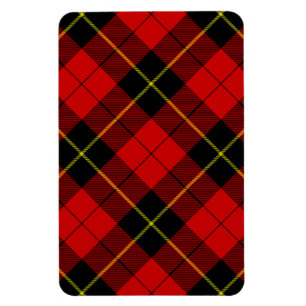 Wallace Tartan Red Black kariert Magnet