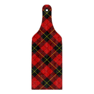 Wallace Tartan Red Black kariert Schneidebrett