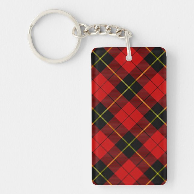 Wallace tartan rouge noir plaid (Devant)