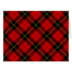 Wallace tartan rouge noir plaid