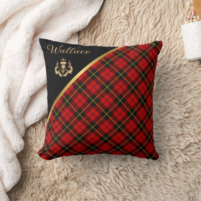 Wallace Tartan Throw Pillow Kissen (Decke)