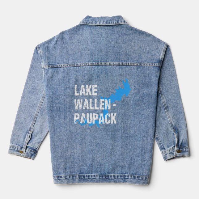 Wallenpaupack Pennsylvania Jeansjacke (Rückseite)