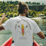 Wallenpaupack Pennsylvania Paddle Boarding T-Shirt<br><div class="desc">Wallenpaupack Pennsylvania Paddle Boarding. Das Design ist ausgezeichnet für Leute,  die Kayak im Freien,  Paddeln Boarding,  Camping,  Camper,  Wandern,  Angeln,  Fahrradtour,  Familienausflug,  Sommerausflug Liebe haben. Dieses einzigartige Design ist auch eine tolle Geschenkidee für diejenigen,  die Outdoor-Aktivitäten mit Freunden und Familie Liebe.</div>