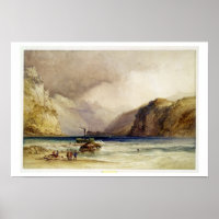 Wallenstadt, aus Wesen, Schweiz, 1842 (w/c