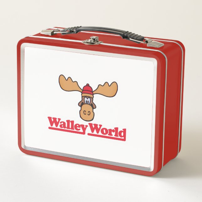 Walley World Logo Metall Brotdose (Vorderseite)