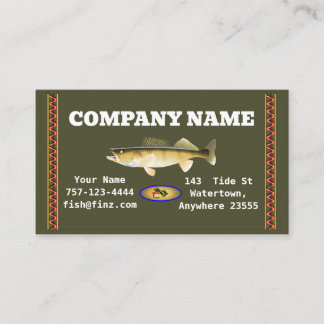 Walleye Business Card Visitenkarte