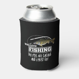 Walleye Fish Funny Fish Pickerel Zitat Männer Dosenkühler