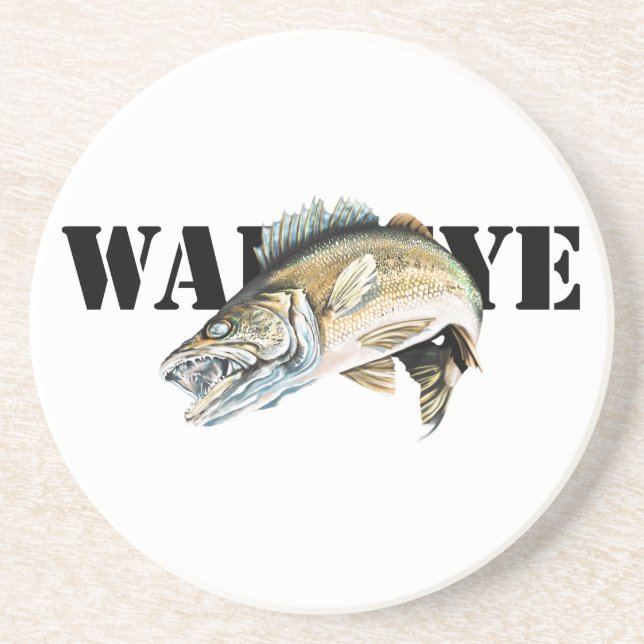 Walleye Getränkeuntersetzer (Vorne)