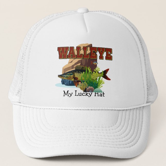 Walleye "Mon Casquette chanceux" (Devant)