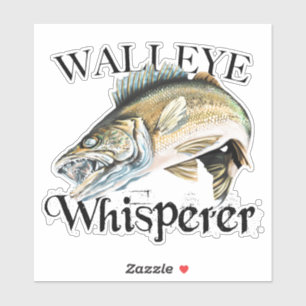 Walleye Whisperer Aufkleber