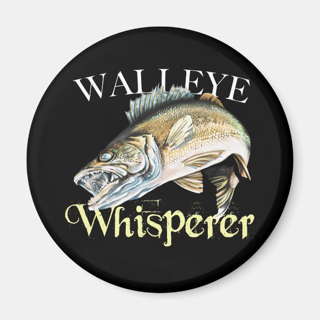 Walleye Whisperer Magnet (Vorne)