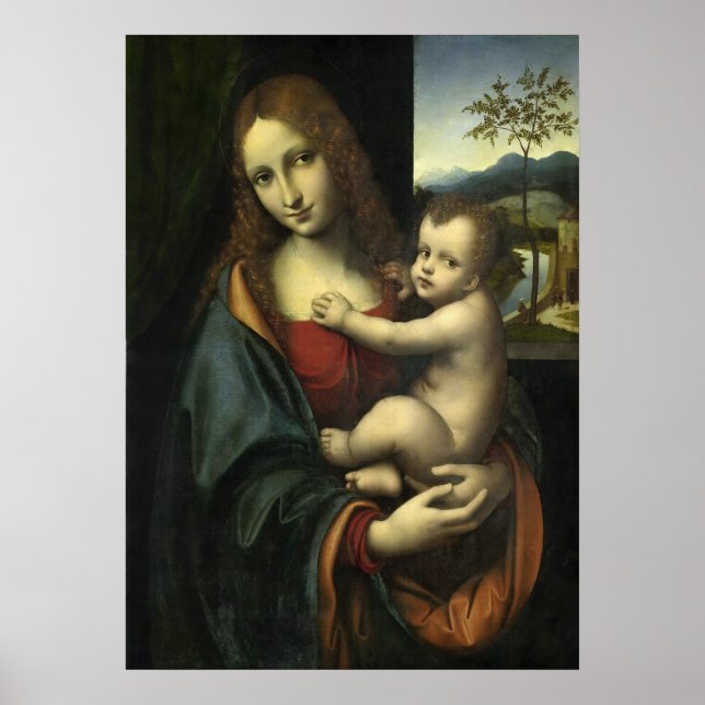 Wallfahrtskirche Madonna mit Kind Poster (Vorne)